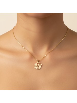 TabiTela 14 ayar altın kolye ucu B&V GM10482 1 gr