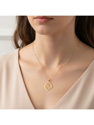 Tabitela 8 Ayar Altın Kolye Ucu B&w GM10497 1 gr