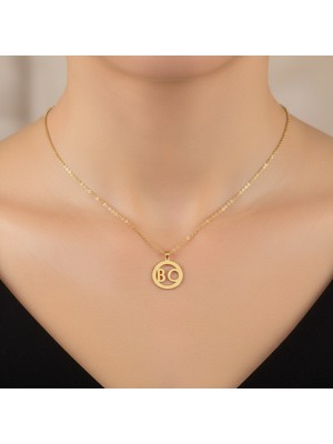 TabiTela 8 ayar altın kolye ucu B&O GM10386 0.5 gr