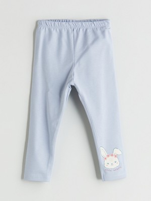 Lc Waikiki Yeni Sezon Tavşan Baskılı Uzun Kız Bebek Tayt