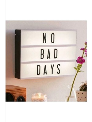 Beyaz LED Mesaj Işıklı Panosu, Dekoratif ve Sinematik Tasarım