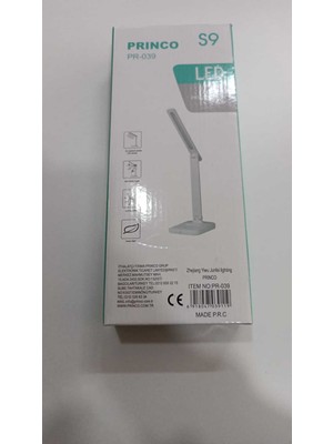 Şarjlı LED 3 Renkli Dokunmatik Masa Lambası Beyaz