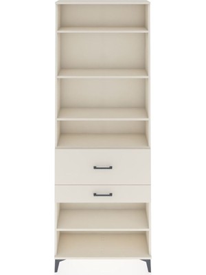 Arges Dolap 5 Raflı 2 Çekmeceli 88X30X243 Aytaşı-Aytaşı