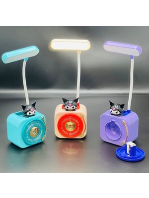 Mavi Masa Lambası, Kalemtıraş Özellikli Çocuk Odası Dekoru, Şık ve Kullanışlı Aydınlatma