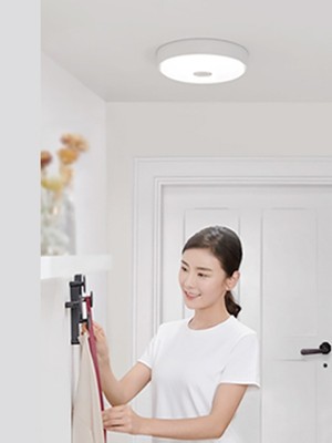 Mini Sensörlü Tavan Lambası, Beyaz, Enerji Tasarruflu ve Şık Tasarım