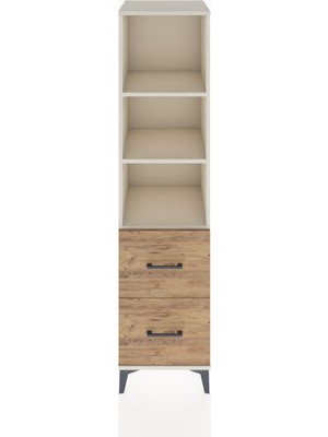 Hyperion Dolap 3 Raflı 2 Çekmeceli 44X44X182 Aytaşı-Çam