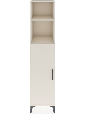 Hyperion Dolap 4 Raflı Tek Kapaklı 44X44X195 Aytaşı-Aytaşı