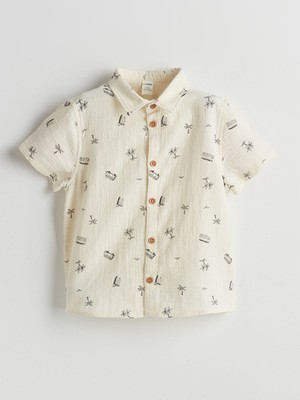 Lc Waikiki Yeni Sezon Kısa Kollu Erkek Çocuk Gömlek
