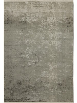 Aren Halı Diges Çerçeveli Gri Polyester Makine Halısı