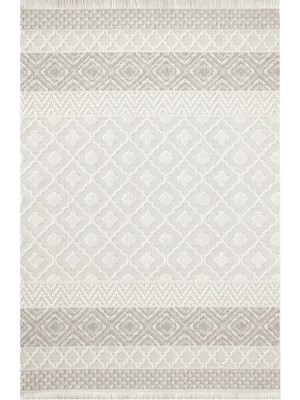 Aren Halı Calcara Modern Krem Polyester Makine Halısı