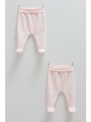 Cute Rabbıt Patikli Ikili Pantolon - Caramell  - APK1485 - Pembe - 3 - 6 Ay - APK1485-PEMBE-3 - 6 Ay Pembe