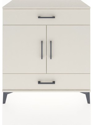 Hyperion Şifonyer 3 Raflı 2 Çekmeceli 2 Kapaklı 88X44X96 Aytaşı-Aytaşı