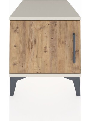 Kronos Komodin Tek Raflı Tek Kapaklı 44X59X48 Aytaşı-Çam