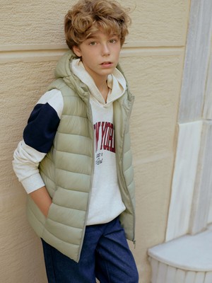 Lc Waikiki Yeni Sezon Kapüşonlu Erkek Çocuk Şişme Yelek