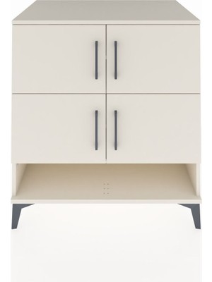Kronos Şifonyer 4 Raflı 4 Kapaklı 88X59X96 Aytaşı-Aytaşı