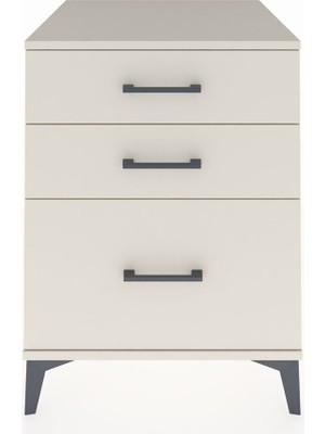 Kronos Komodin 3 Çekmeceli 60X59X80 Aytaşı-Aytaşı