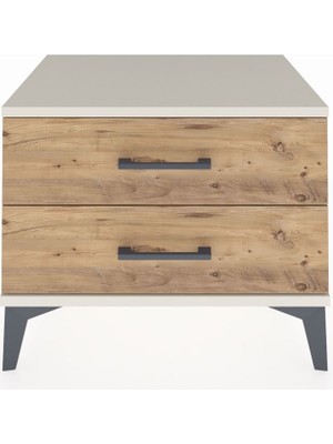 Hyperion Komodin 2 Çekmeceli 60X44X48 Aytaşı-Çam