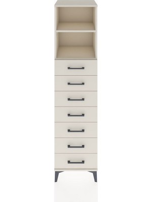 Hyperion Dolap 2 Raflı 7 Çekmeceli 44X44X182 Aytaşı-Aytaşı