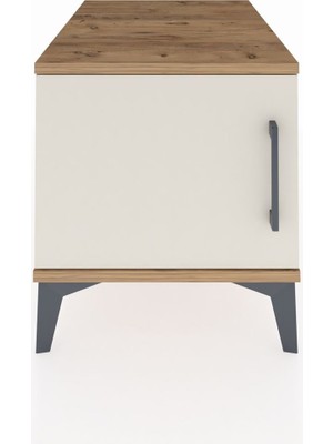 Kronos Komodin Tek Kapaklı 44X59X48 Çam-Aytaşı