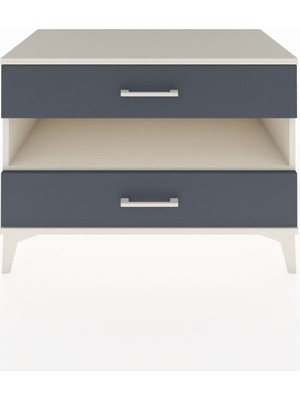 Hyperion Şifonyer Tek Raflı 2 Çekmeceli 88X44X64 Aytaşı-Antrasit