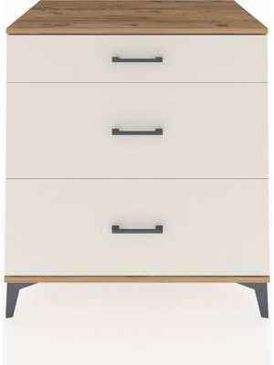 Kronos Şifonyer 3 Çekmeceli 88X59X96 Çam-Aytaşı
