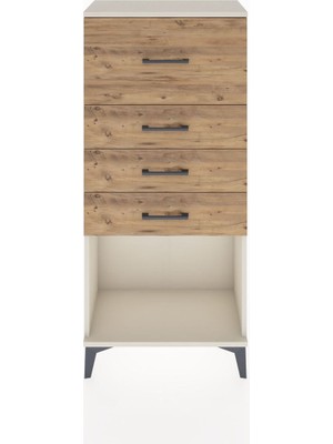 Hyperion Dolap 4 Çekmeceli 60X44X134 Aytaşı-Çam