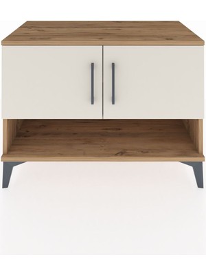 Hyperion Şifonyer 2 Raflı 2 Kapaklı 88X44X64 Çam-Aytaşı