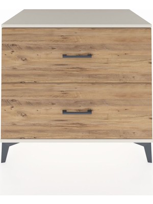 Kronos Şifonyer 2 Çekmeceli 88X59X80 Aytaşı-Çam
