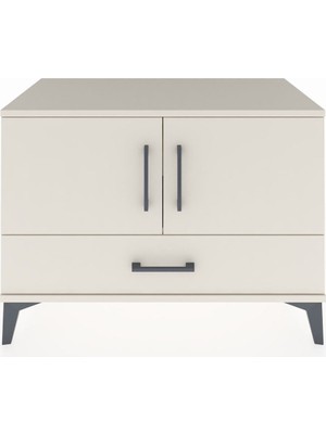 Hyperion Şifonyer 2 Raflı Tek Çekmeceli 2 Kapaklı 88X44X64 Aytaşı-Aytaşı