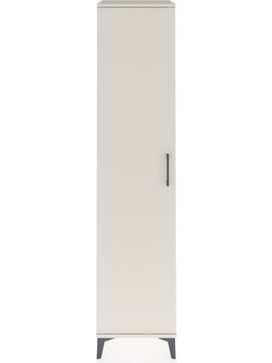 Hyperion Dolap 5 Raflı Tek Kapaklı 44X44X195 Aytaşı-Aytaşı