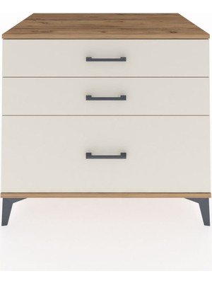 Kronos Şifonyer 3 Çekmeceli 88X59X80 Çam-Aytaşı