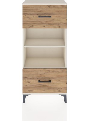 Hyperion Dolap 2 Raflı 2 Çekmeceli 60X44X134 Aytaşı-Çam