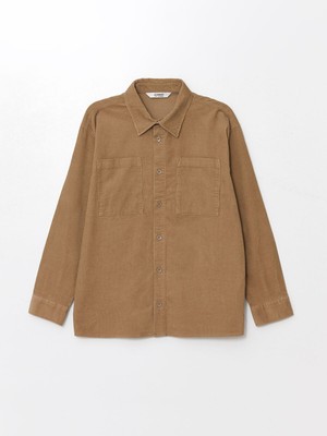 Lc Waikiki Yeni Sezon Rahat Kalıp Kadife Erkek Çocuk Gömlek