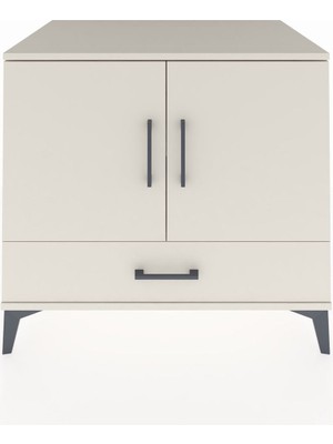 Kronos Şifonyer 2 Raflı Tek Çekmeceli 2 Kapaklı 88X59X80 Aytaşı-Aytaşı