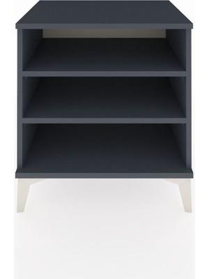 Hyperion Komodin 2 Raflı 60X44X64 Antrasit-Antrasit