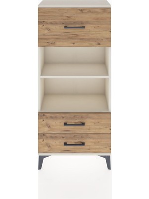 Hyperion Dolap 2 Raflı 3 Çekmeceli 60X44X134 Aytaşı-Çam