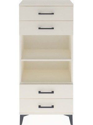 Arges Dolap 2 Raflı 4 Çekmeceli 60X30X134 Aytaşı-Aytaşı