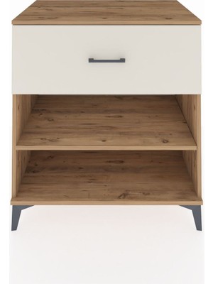 Kronos Şifonyer Tek Raflı Tek Çekmeceli 88X59X96 Çam-Aytaşı
