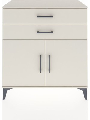 Hyperion Şifonyer 2 Raflı 2 Çekmeceli 2 Kapaklı 88X44X96 Aytaşı-Aytaşı