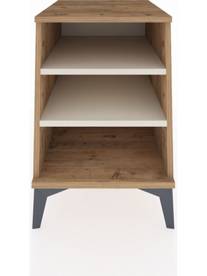 Kronos Komodin 2 Raflı 44X59X64 Çam-Aytaşı