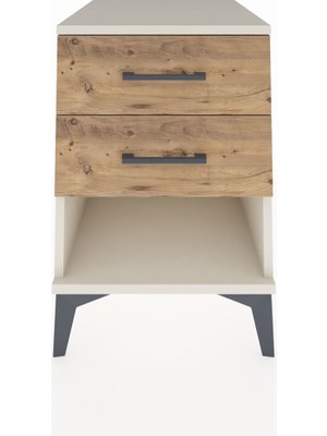 Kronos Komodin 2 Çekmeceli 44X59X64 Aytaşı-Çam