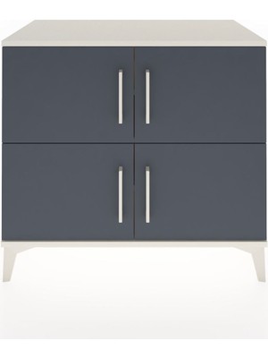 Hyperion Şifonyer 4 Raflı 4 Kapaklı 88X44X80 Aytaşı-Antrasit