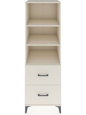 Kronos Dolap 3 Raflı 2 Çekmeceli 60X59X182 Aytaşı-Aytaşı
