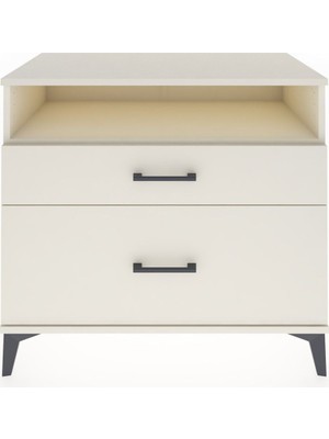 Hyperion Şifonyer Tek Raflı 2 Çekmeceli 88X44X80 Aytaşı-Aytaşı