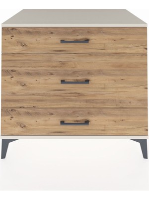 Kronos Şifonyer 3 Çekmeceli 88X59X80 Aytaşı-Çam