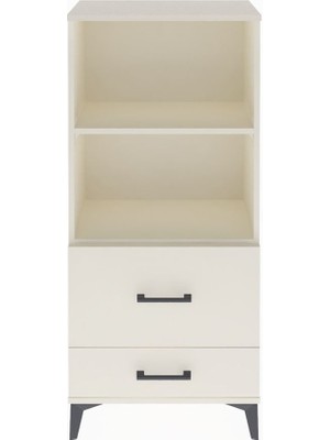 Arges Dolap 2 Raflı 2 Çekmeceli 60X30X134 Aytaşı-Aytaşı