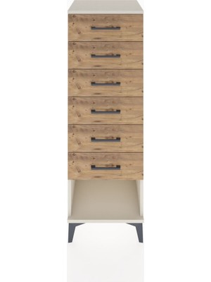 Hyperion Dolap 6 Çekmeceli 44X44X134 Aytaşı-Çam