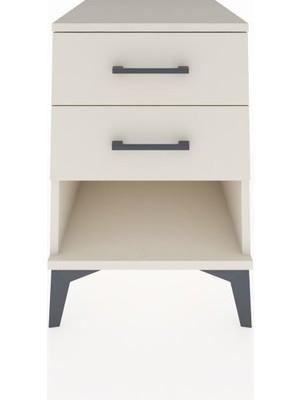 Kronos Komodin 2 Çekmeceli 44X59X64 Aytaşı-Aytaşı