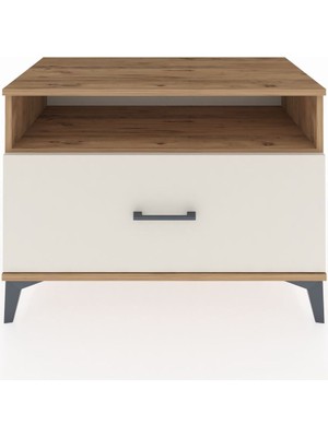 Hyperion Şifonyer Tek Raflı Tek Çekmeceli 88X44X64 Çam-Aytaşı