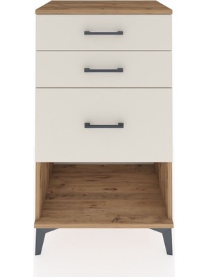 Hyperion Komodin 3 Çekmeceli 60X44X106 Çam-Aytaşı